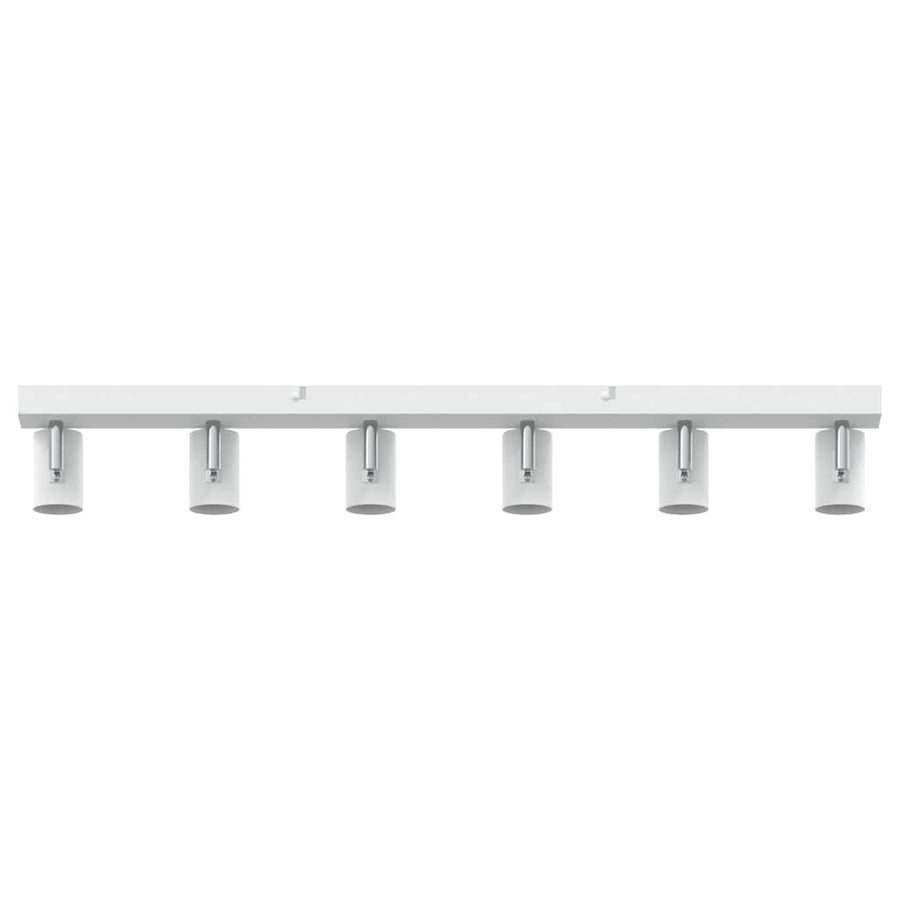Plafondspot met schijnwerpers Wit 73 x 6,5 x 11,5 cm Metaal