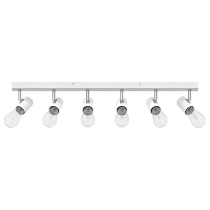 Plafondspot met schijnwerpers Wit 73 x 6,5 x 11,5 cm Metaal