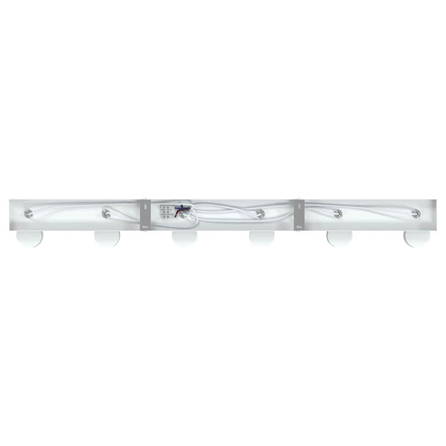 Plafondspot met schijnwerpers Wit 73 x 6,5 x 11,5 cm Metaal