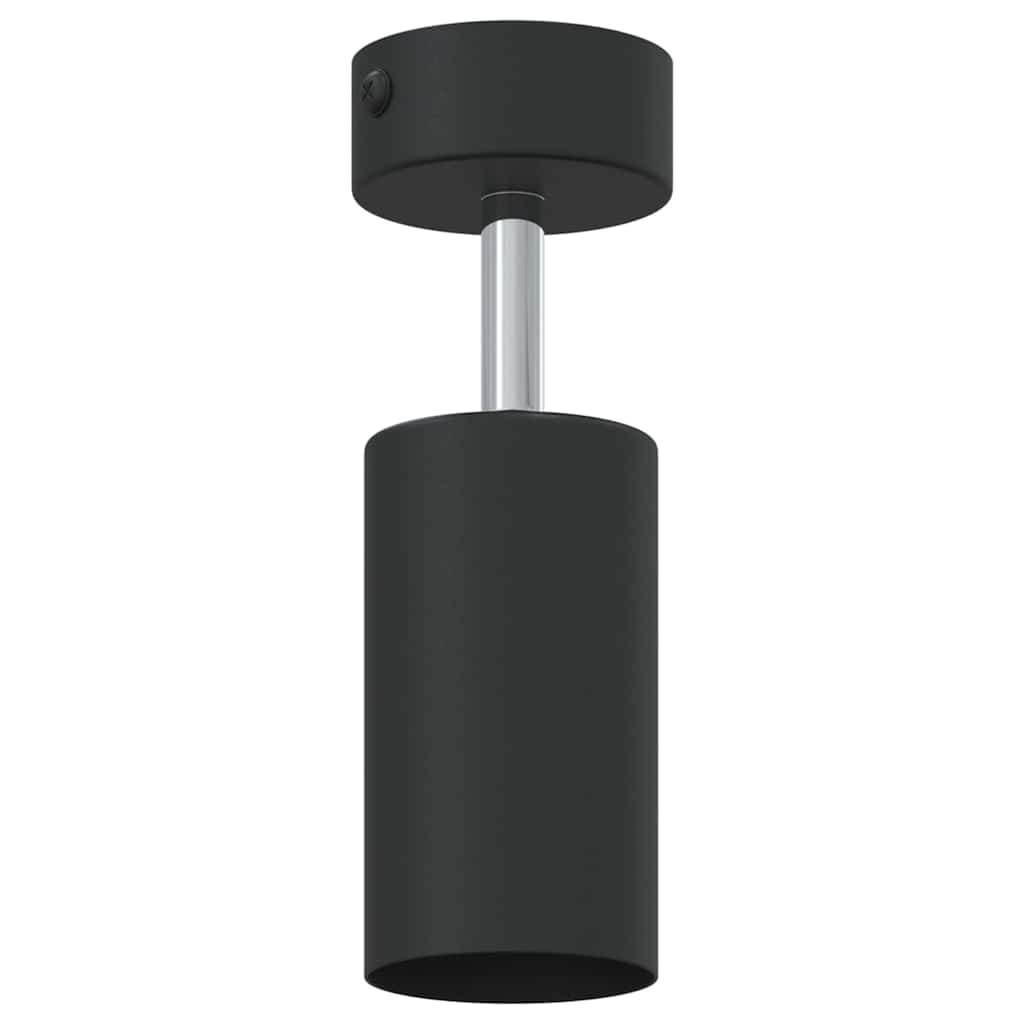 Plafondspot met schijnwerpers Zwart 6 x 6 x 16 cm Metaal