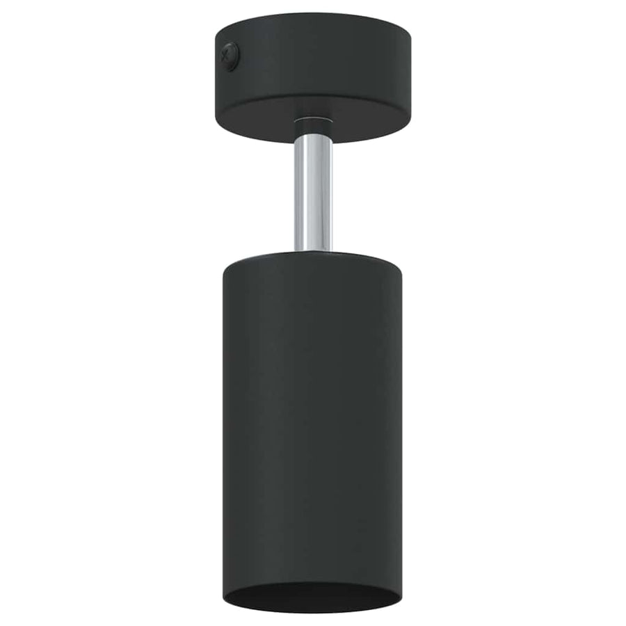 Plafondspot met schijnwerpers Zwart 6 x 6 x 16 cm Metaal