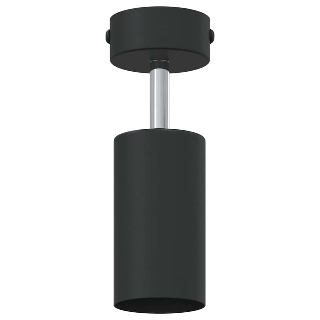Plafondspot met schijnwerpers Zwart 6 x 6 x 16 cm Metaal