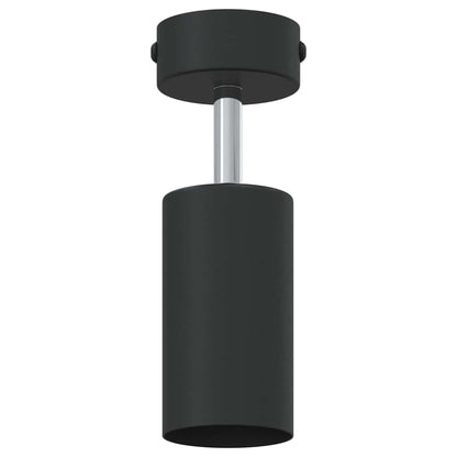 Plafondspot met schijnwerpers Zwart 6 x 6 x 16 cm Metaal