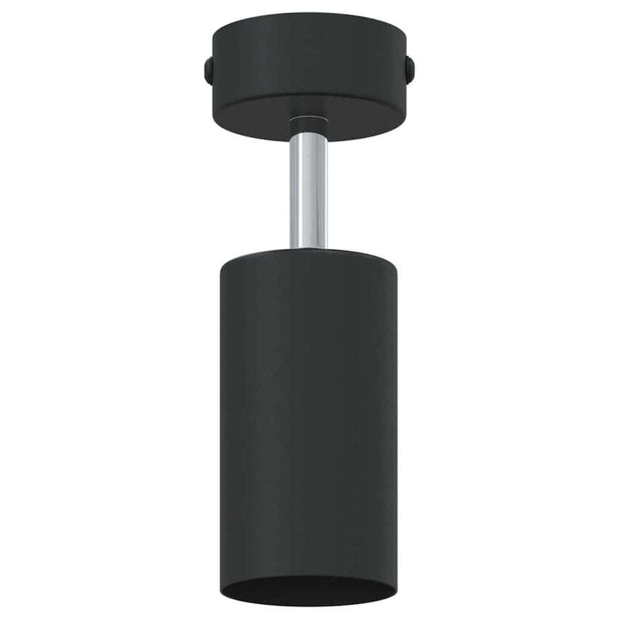 Plafondspot met schijnwerpers Zwart 6 x 6 x 16 cm Metaal