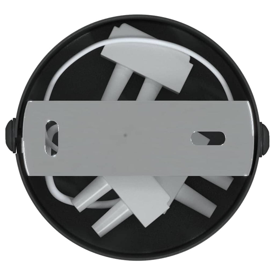 Plafondspot met schijnwerpers Zwart 6 x 6 x 16 cm Metaal