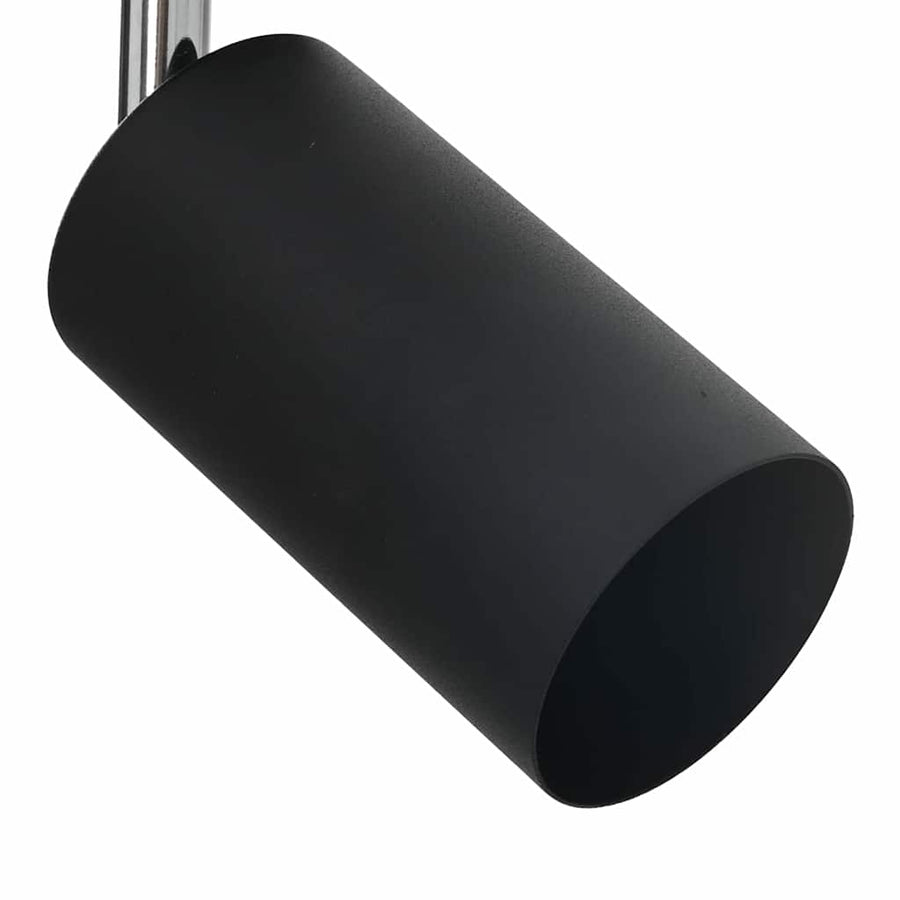Plafondspot met schijnwerpers Zwart 26 x 6 x 16 cm Metaal