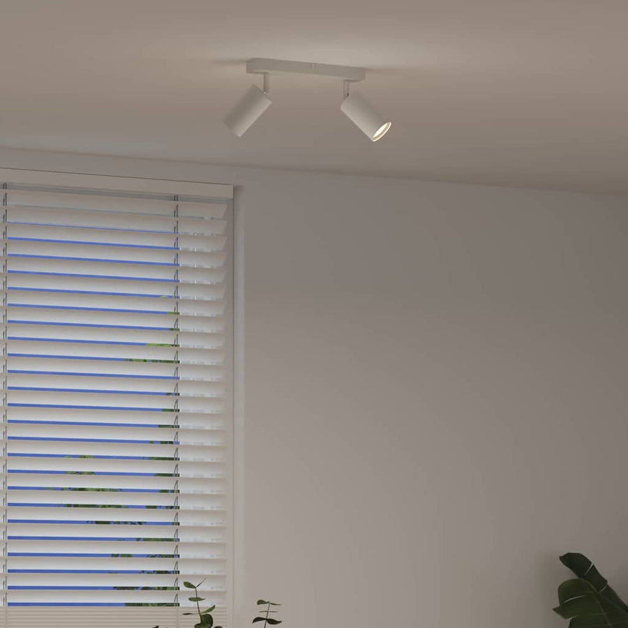 Plafondspot met schijnwerpers Wit 26 x 6 x 16 cm Metaal