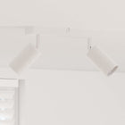Ceiling spotlight with spotlights White 26 x 6 x 16 cm Metal