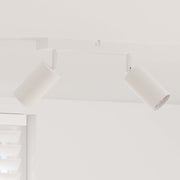 Plafondspot metaal wit 26x6x16 cm