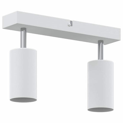 Plafondspot met schijnwerpers Wit 26 x 6 x 16 cm Metaal