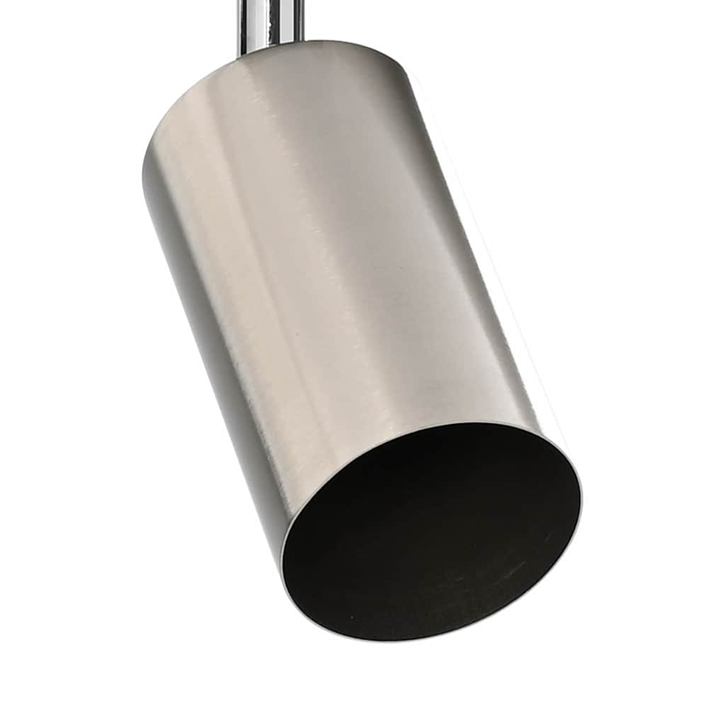 Plafondspot met schijnwerpers Nikkel 26 x 6 x 16 cm Metaal