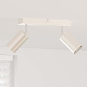 Plafondspot nikkel 26x6x16 cm metaal