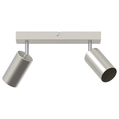 Plafondspot met schijnwerpers Nikkel 26 x 6 x 16 cm Metaal