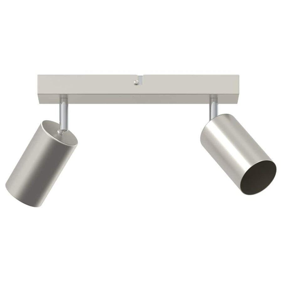 Plafondspot met schijnwerpers Nikkel 26 x 6 x 16 cm Metaal