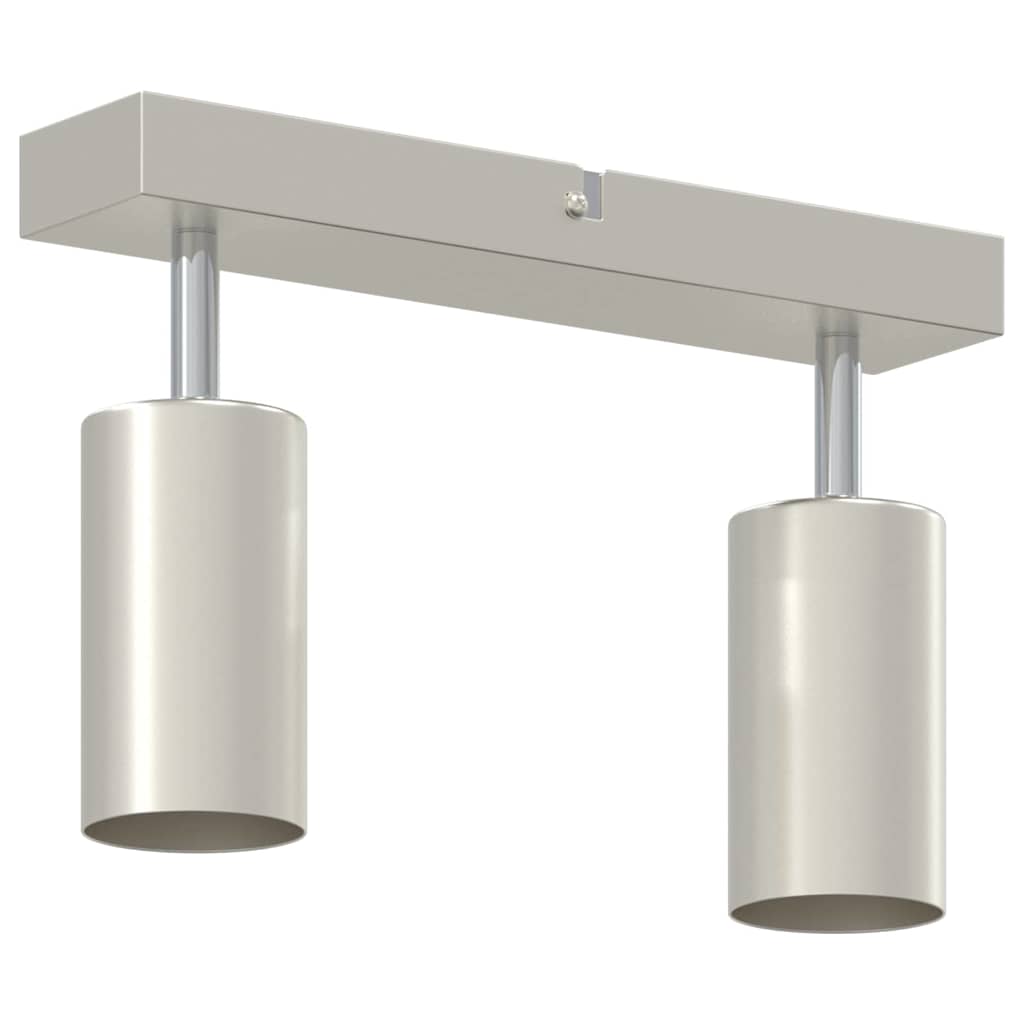 Plafondspot met schijnwerpers Nikkel 26 x 6 x 16 cm Metaal