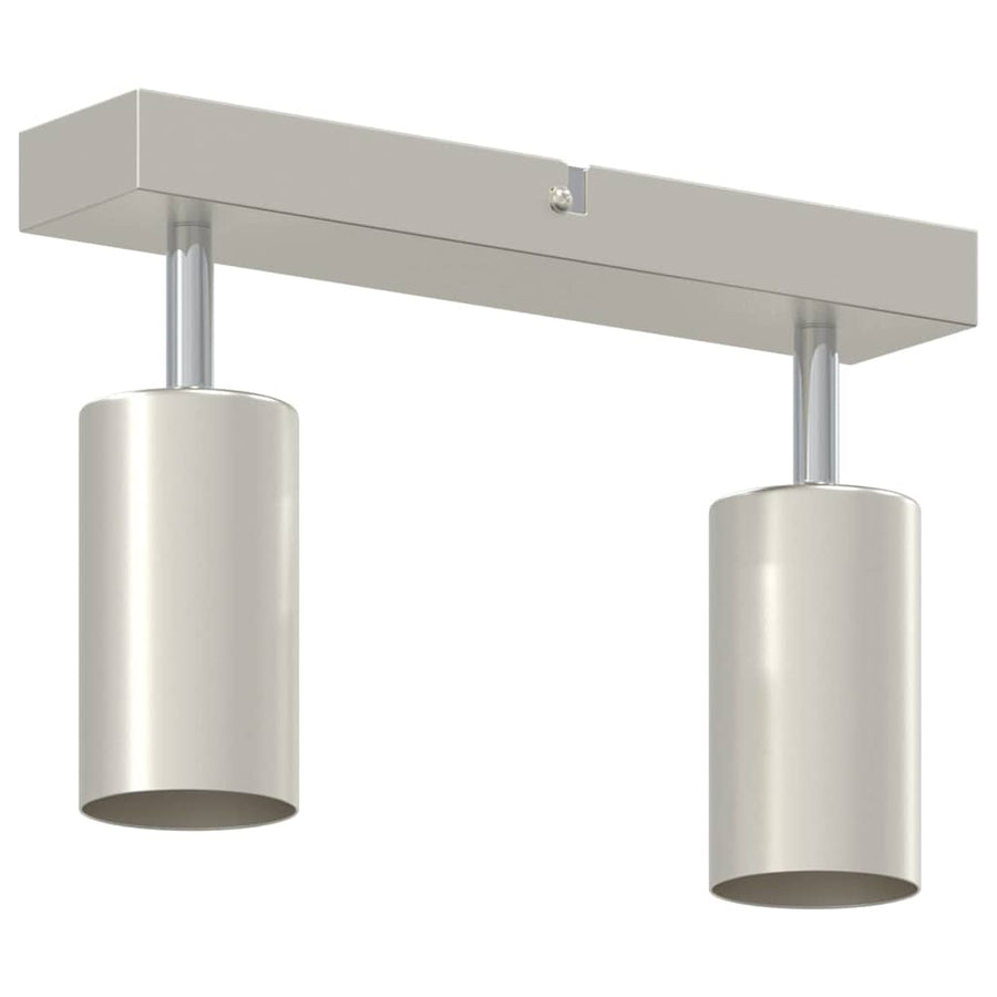 Plafondspot met schijnwerpers Nikkel 26 x 6 x 16 cm Metaal