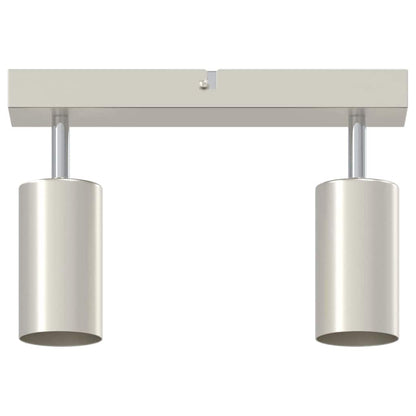 Plafondspot met schijnwerpers Nikkel 26 x 6 x 16 cm Metaal