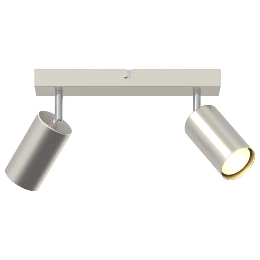 Plafondspot met schijnwerpers Nikkel 26 x 6 x 16 cm Metaal