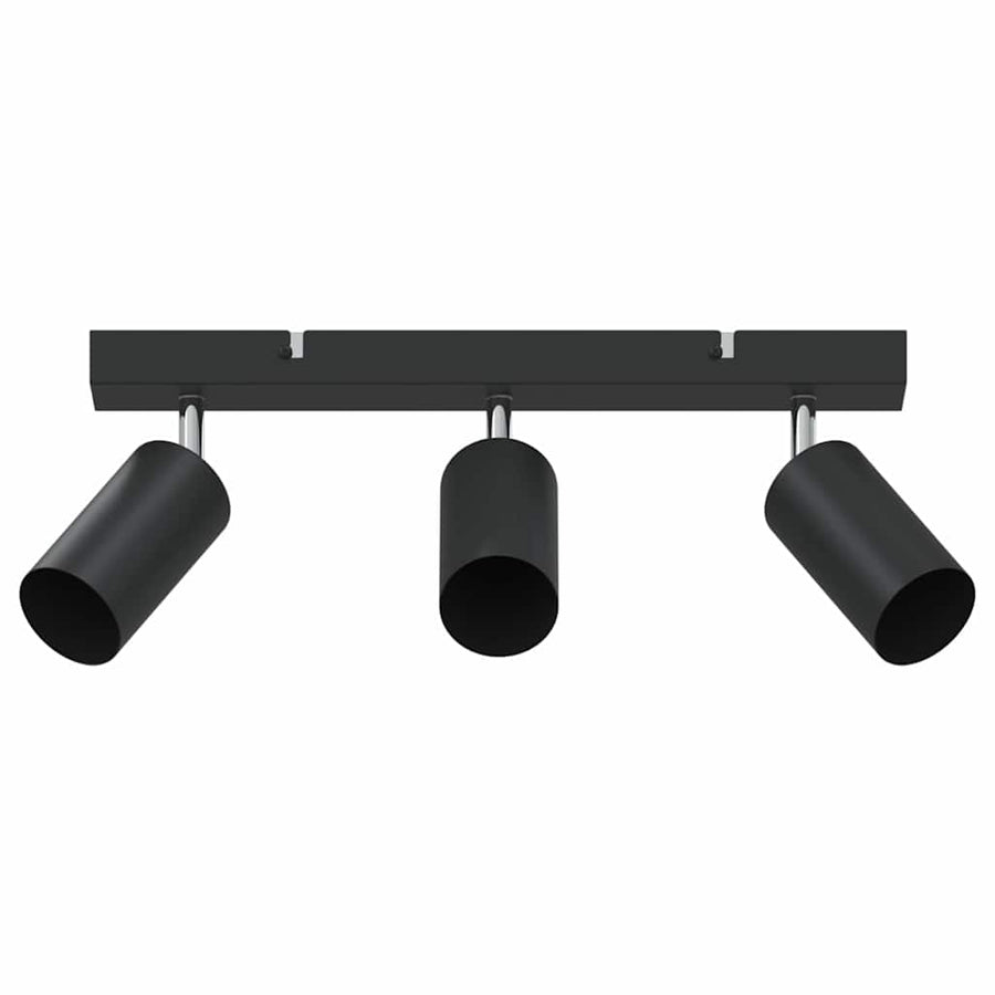Plafondspot Met Schijnwerpers 38 X 6 X 16 Cm Metaal Zwart