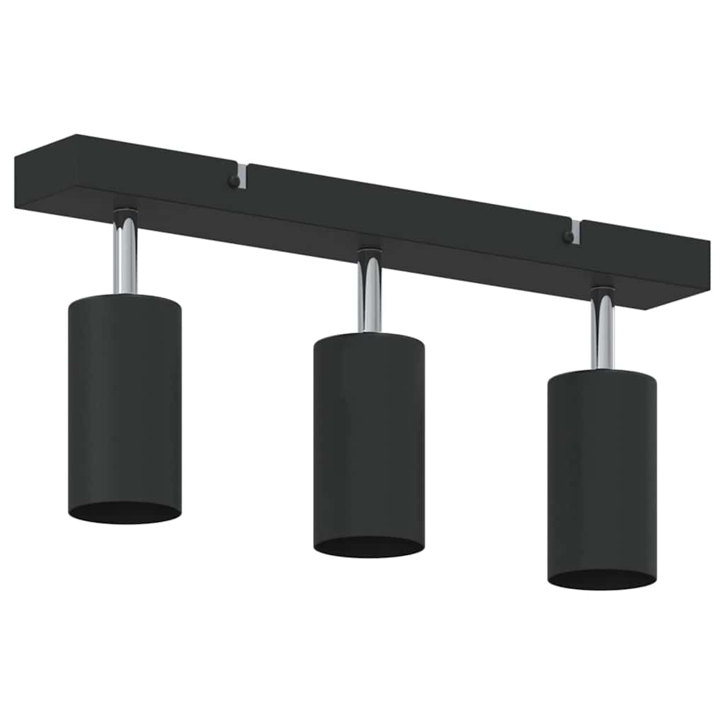 Plafondspot Met Schijnwerpers 38 X 6 X 16 Cm Metaal Zwart