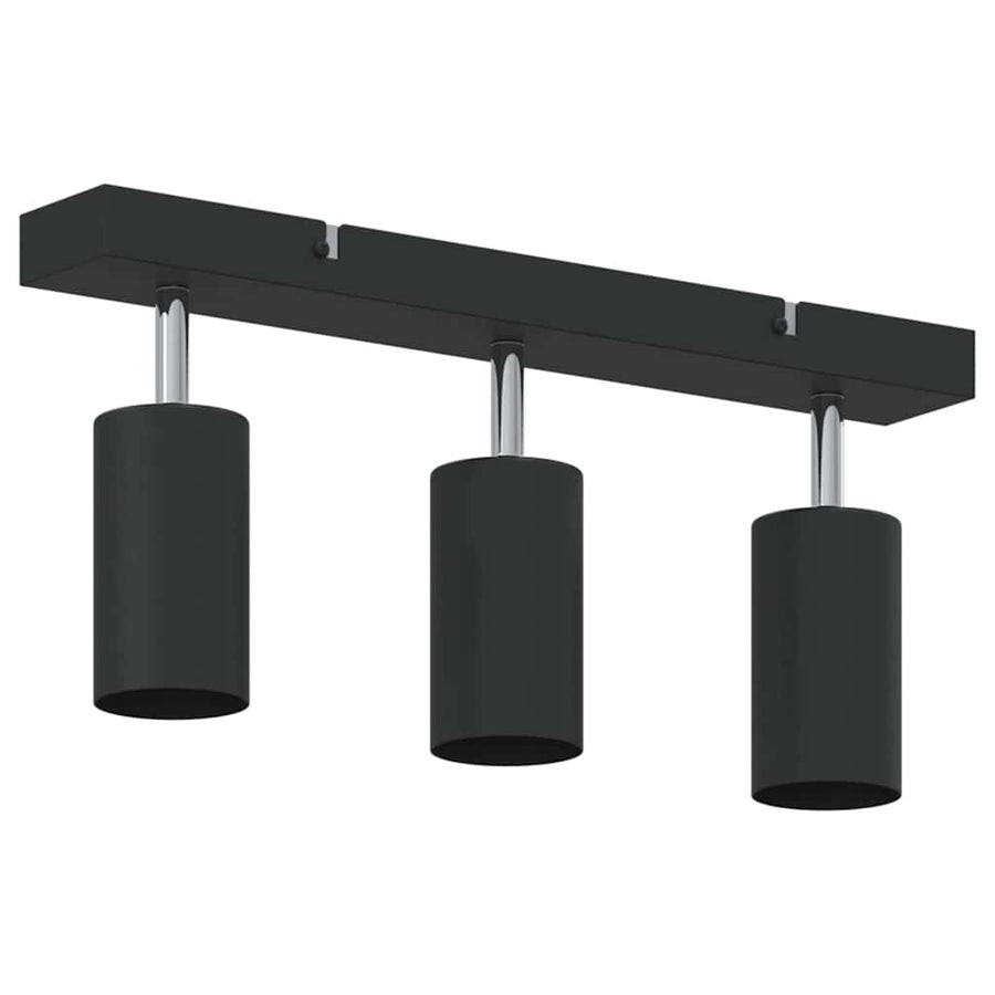 Plafondspot Met Schijnwerpers 38 X 6 X 16 Cm Metaal Zwart