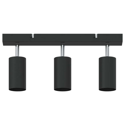 Plafondspot Met Schijnwerpers 38 X 6 X 16 Cm Metaal Zwart