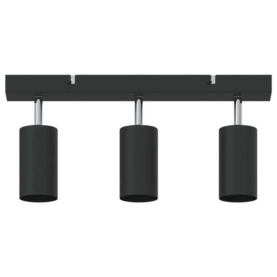 Plafondspot Met Schijnwerpers 38 X 6 X 16 Cm Metaal Zwart