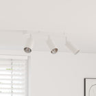Ceiling spotlight with spotlights White 38 x 6 x 16 cm Metal
