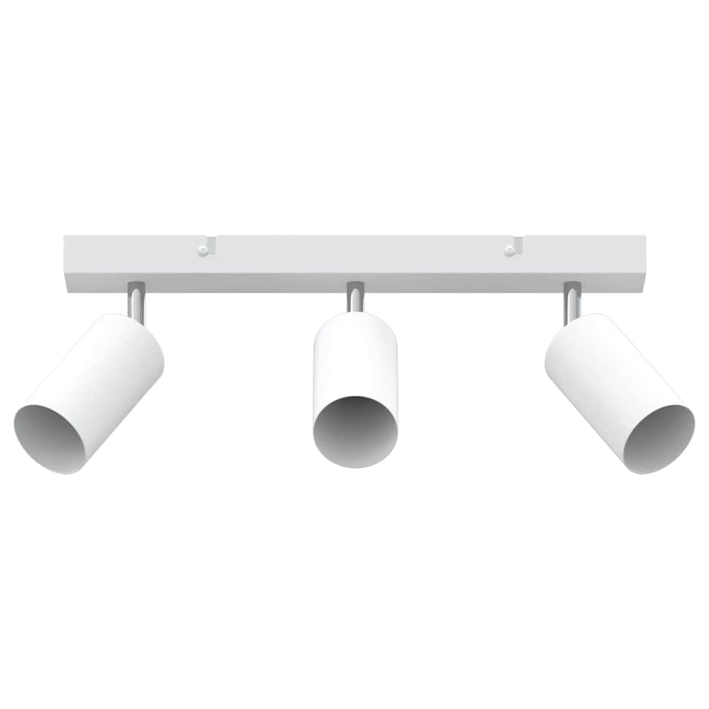 Plafondspot met schijnwerpers Wit 38 x 6 x 16 cm Metaal