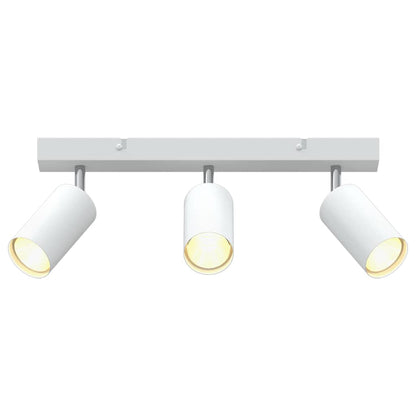 Plafondspot met schijnwerpers Wit 38 x 6 x 16 cm Metaal
