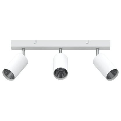Plafondspot met schijnwerpers Wit 38 x 6 x 16 cm Metaal