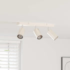 Ceiling spotlight with spotlights Nickel 38 x 6 x 16 cm Metal