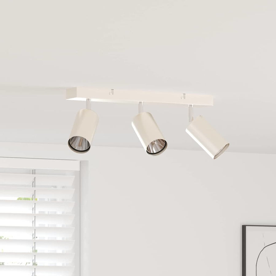 Plafondspot met schijnwerpers Nikkel 38 x 6 x 16 cm Metaal