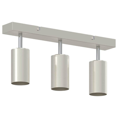 Plafondspot met schijnwerpers Nikkel 38 x 6 x 16 cm Metaal