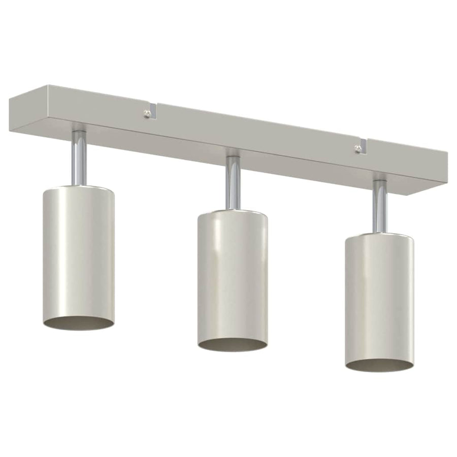 Plafondspot met schijnwerpers Nikkel 38 x 6 x 16 cm Metaal