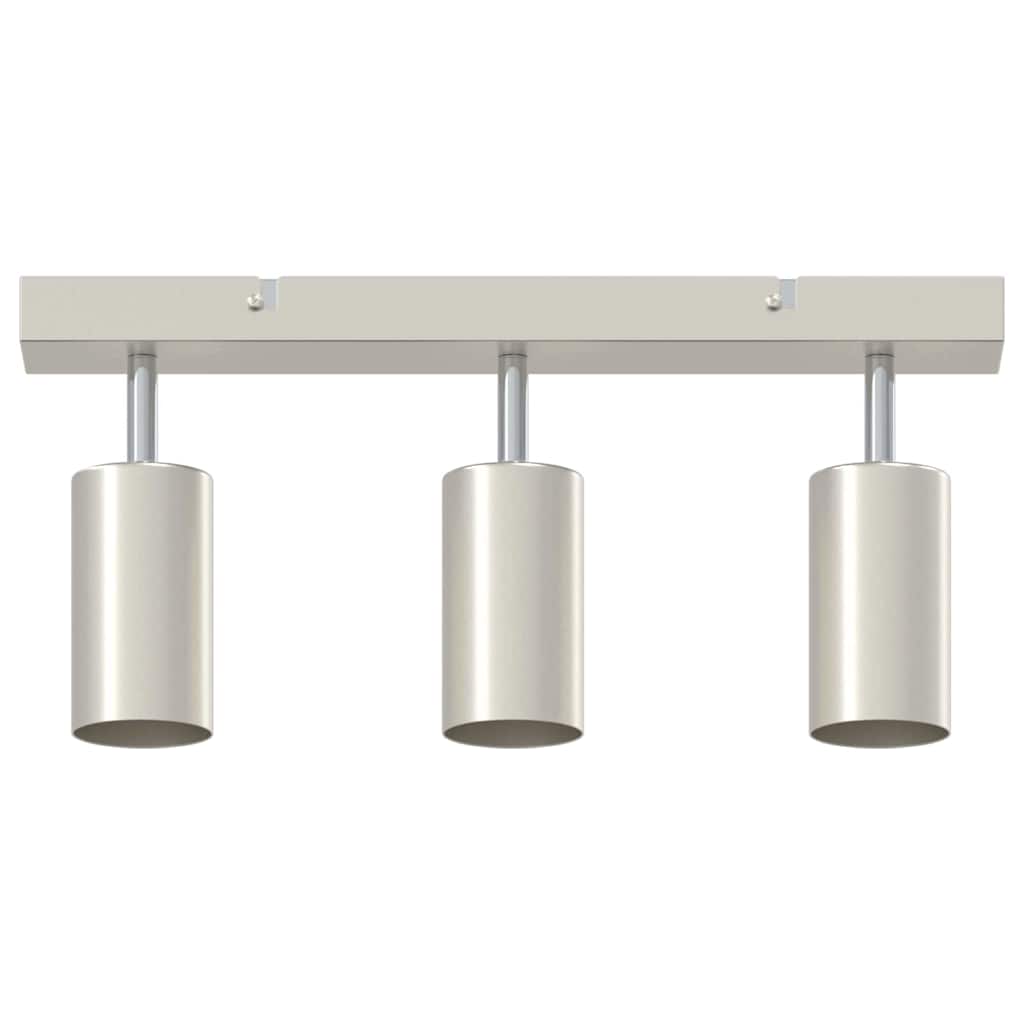 Plafondspot met schijnwerpers Nikkel 38 x 6 x 16 cm Metaal