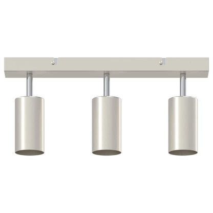 Plafondspot met schijnwerpers Nikkel 38 x 6 x 16 cm Metaal