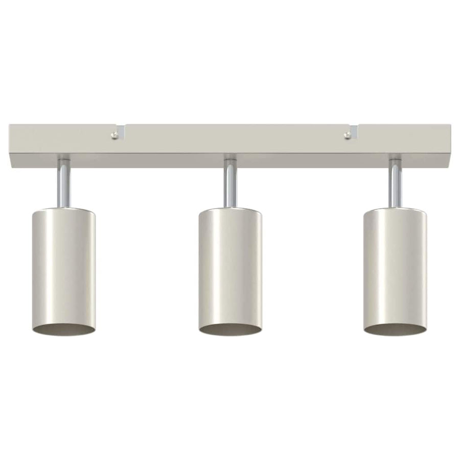 Plafondspot met schijnwerpers Nikkel 38 x 6 x 16 cm Metaal