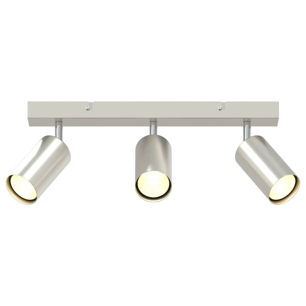 Plafondspot met schijnwerpers Nikkel 38 x 6 x 16 cm Metaal