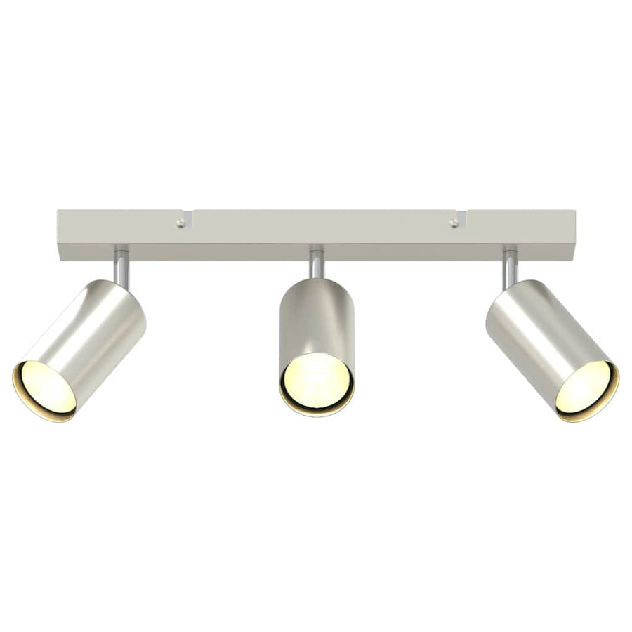 Plafondspot met schijnwerpers Nikkel 38 x 6 x 16 cm Metaal