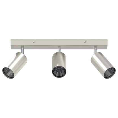 Plafondspot met schijnwerpers Nikkel 38 x 6 x 16 cm Metaal