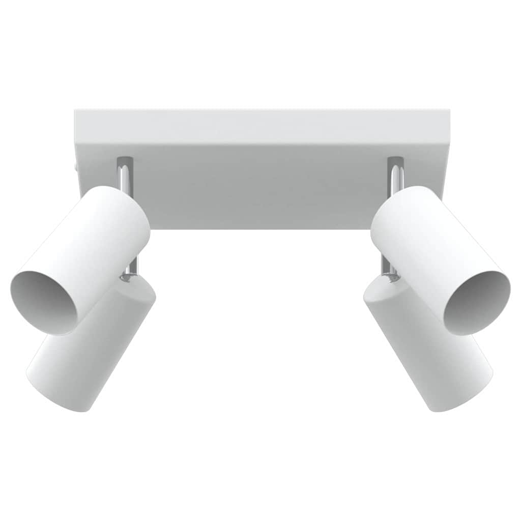 Plafondspot met schijnwerpers Wit 26 x 26 x 16 cm Metaal