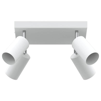 Plafondspot met schijnwerpers Wit 26 x 26 x 16 cm Metaal