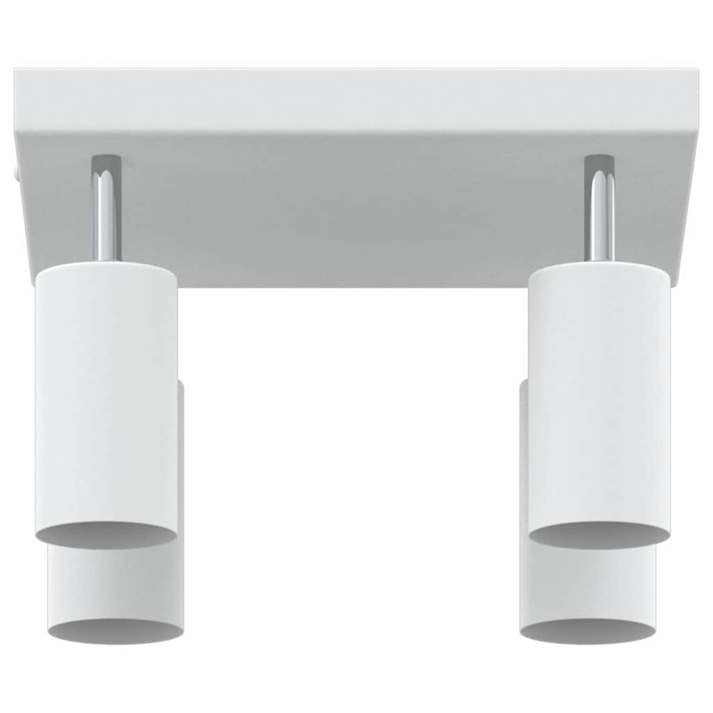 Plafondspot met schijnwerpers Wit 26 x 26 x 16 cm Metaal