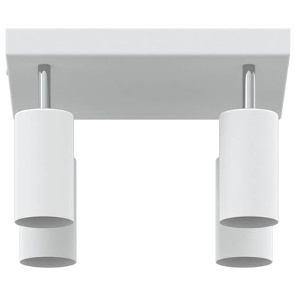 Plafondspot met schijnwerpers Wit 26 x 26 x 16 cm Metaal