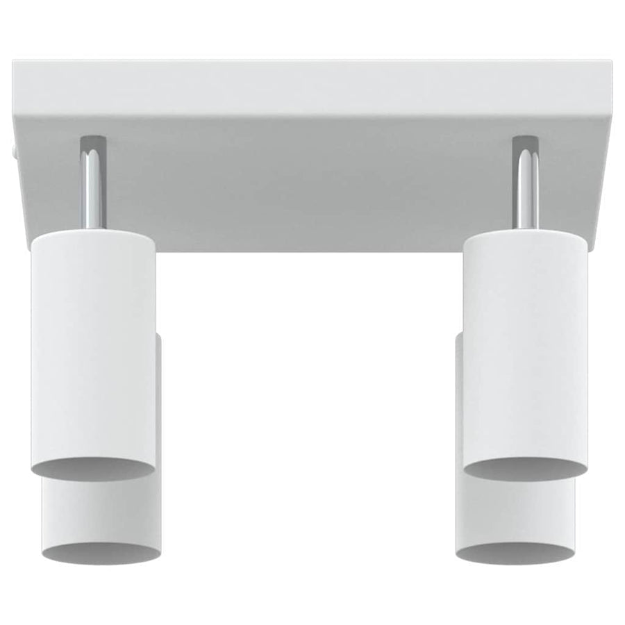Plafondspot met schijnwerpers Wit 26 x 26 x 16 cm Metaal