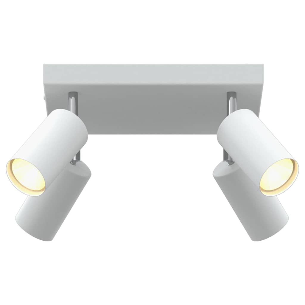 Plafondspot met schijnwerpers Wit 26 x 26 x 16 cm Metaal