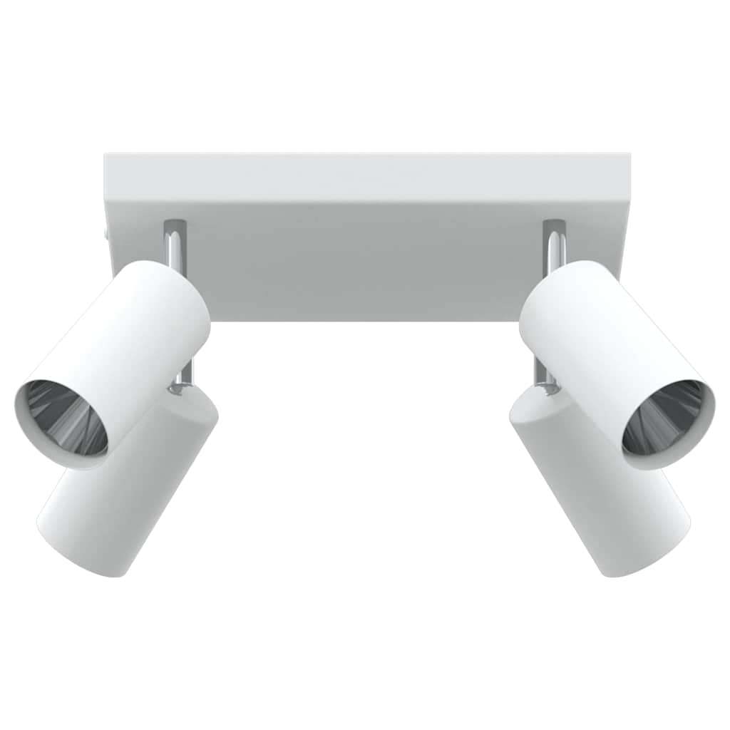 Plafondspot met schijnwerpers Wit 26 x 26 x 16 cm Metaal