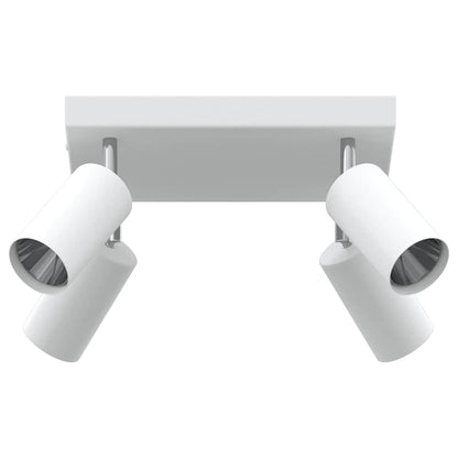 Plafondspot met schijnwerpers Wit 26 x 26 x 16 cm Metaal