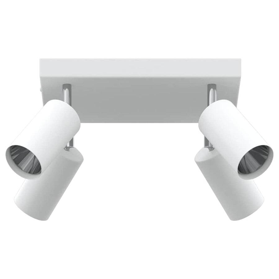 Plafondspot met schijnwerpers Wit 26 x 26 x 16 cm Metaal
